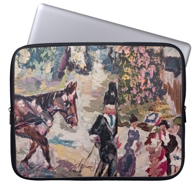 horse renoir style Electronics Bag (Front)