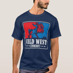 Horse Revolver Bank Robbery Dressage boy T-Shirt