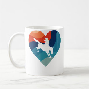 Horse Rider Horse Riding Love Rodeo Heart Women Coffee Mug