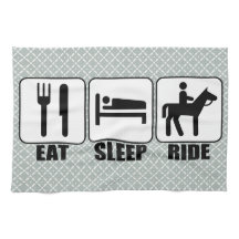 Horse Riders Eat Sleep Ride a Horse Cleaning Towel