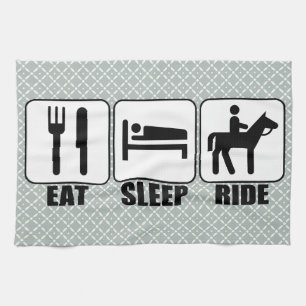 Horse Riders Eat Sleep Ride a Horse Cleaning Towel