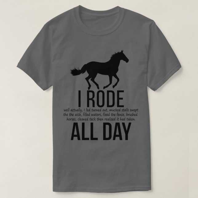 Horse Riding 2 T-Shirt (Design Front)