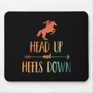 Horse Riding Art For Women Girls Horseback Lover E Mouse Pad