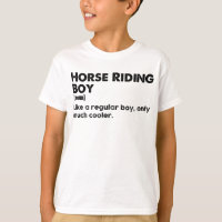 Horse Riding Boy Funny Definition Horseback Rider