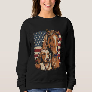 Horse Riding Girls Women Equestrian Horseback  2 Sweatshirt