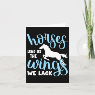 Horse Riding Girls Women Equestrian Horseback  Card