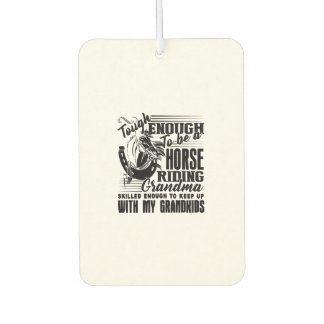 Horse Riding Grandma Air Freshener