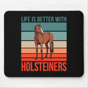 Horse Riding Horseback Rider Stuff Life Is Better Mouse Pad