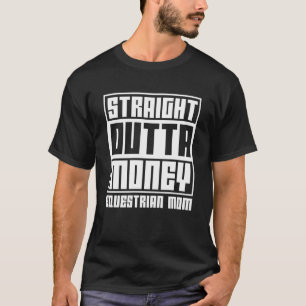 Horse Riding Kids Equestrian Mom Straight Outta M T-Shirt