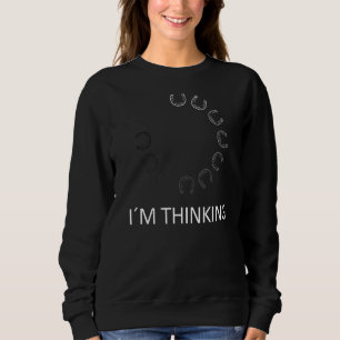 Horse Riding Loading Bar Concentration Horseshoe Sweatshirt