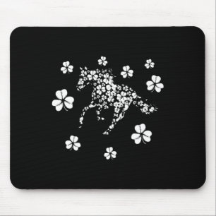 Horse Riding Lover Horseback Equestrian Rider Iris Mouse Pad