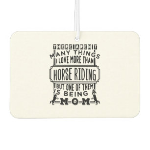 Horse Riding Mom Air Freshener