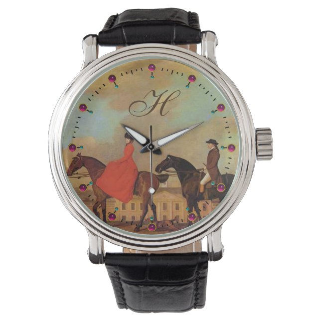 HORSE RIDING Monogram Watch (Front)