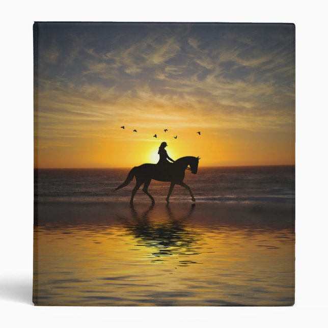 Horse Riding on the Beach  Binder (Front)