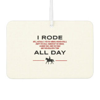 horse riding passion mare haflinger racehorse gift air freshener
