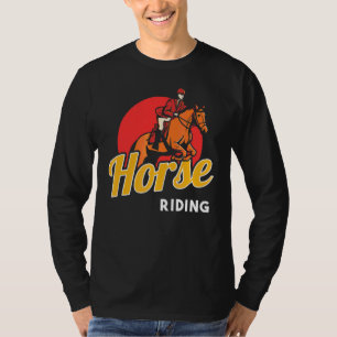 Horse Riding Racing Club Equestrian Sport Dressage T-Shirt