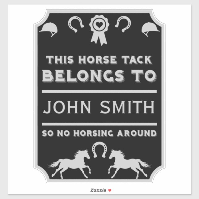 Horse Riding Tack Owner (Sheet)
