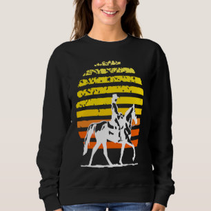 Horse riding vintage cowgirl Equestrian horseback Sweatshirt