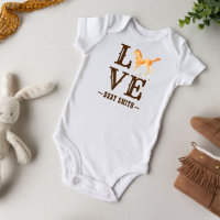 Horse rodeo cowboy baby gifts personalized name