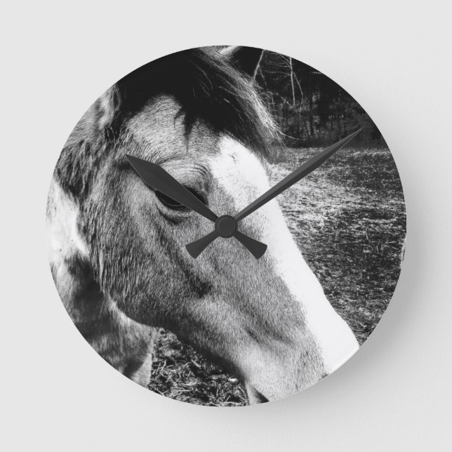 Horse Round Clock (Front)