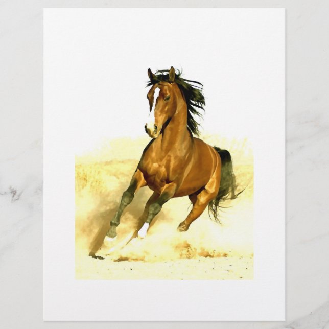 Horse Running Flyer (Front)