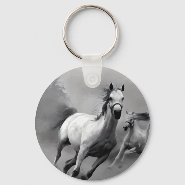 Horse Running Keychain (Front)