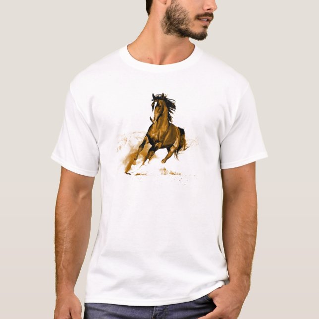 Horse Running T-Shirt (Front)