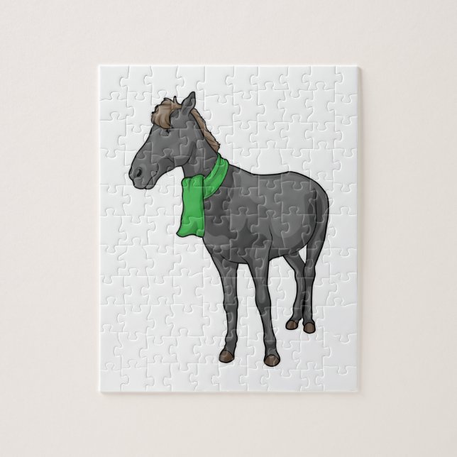 Horse Scarf Jigsaw Puzzle (Vertical)