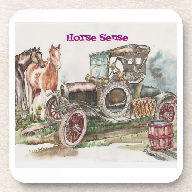 Horse Sense Coaster (Front)