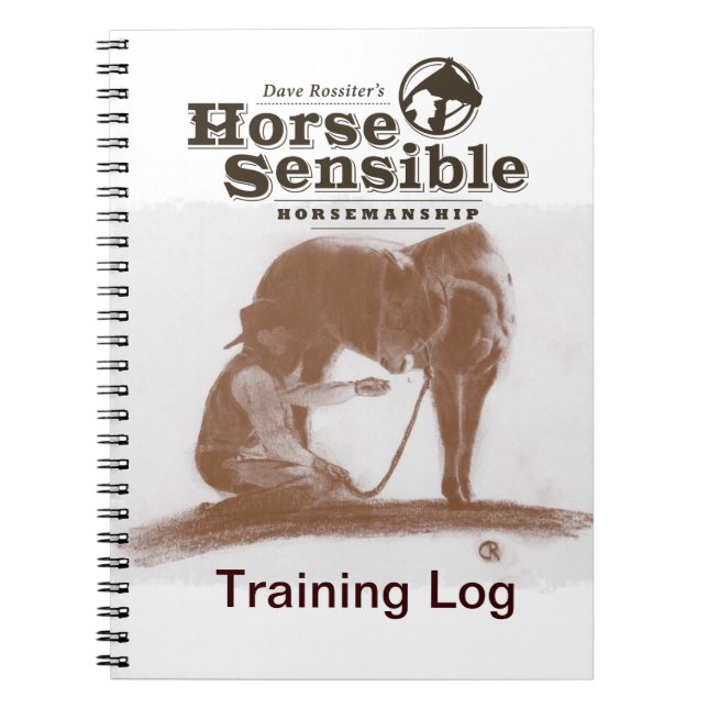 Horse Sensible Training Log Notebook (Front)