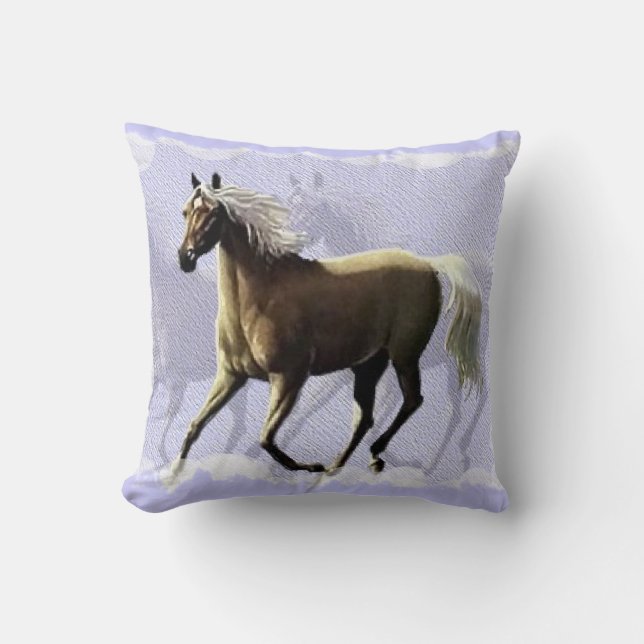 Horse Shadow American MoJo Pillow (Front)