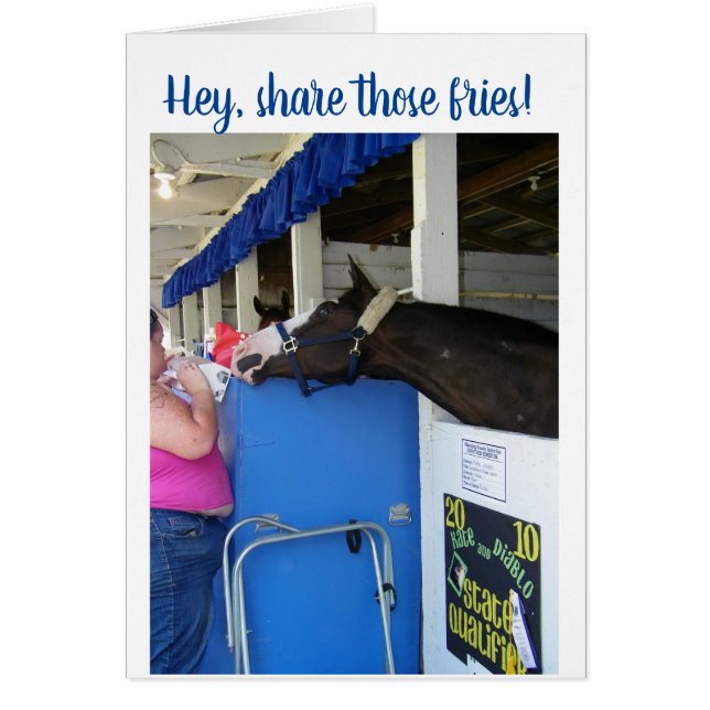 HORSE SHARES WISHES FOR YOUR ***BIRTHDAY*** (Front)