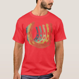Horse Shoe Retro Vintage Colour funny T-Shirt