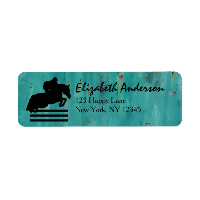 Horse Show Hunter Jumper Silhouette (Front)