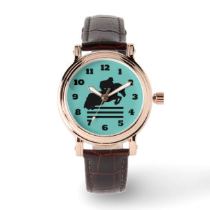 Horse Show Hunter Jumper Silhouette Watch