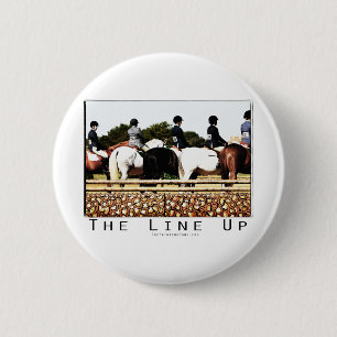 Horse Show Line Up 2 Inch Round Button
