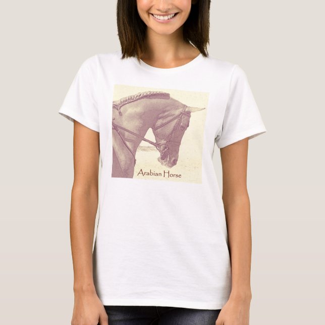 horse Show Mom T-shirt, Arabian horse T-Shirt (Front)