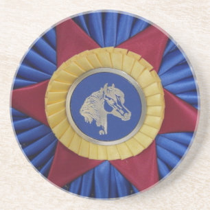 Horse Show Rosette Coaster