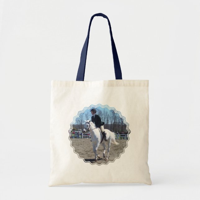 Horse Show Small Tote Bag (Front)
