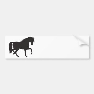 Horse Silhouette Bumper Sticker