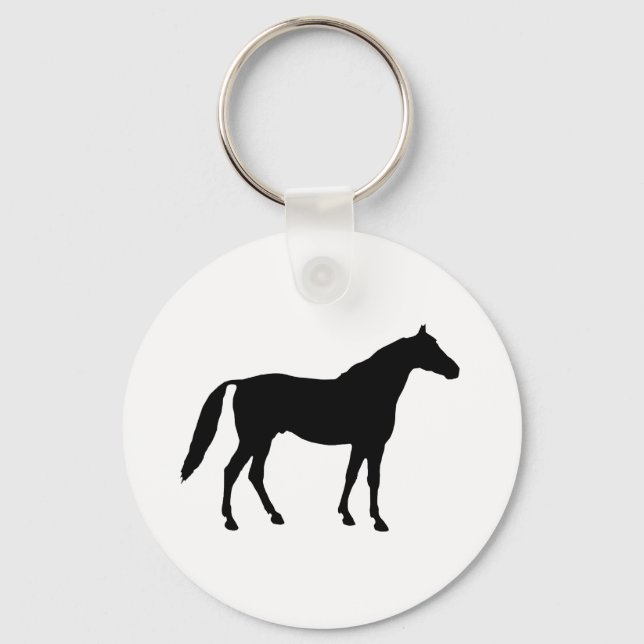 Horse Silhouette Keychain (Front)