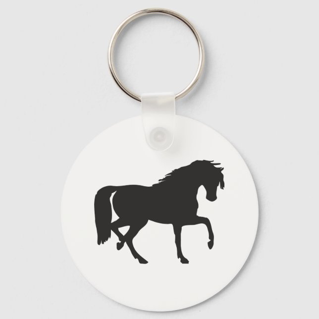 Horse Silhouette Keychain (Front)