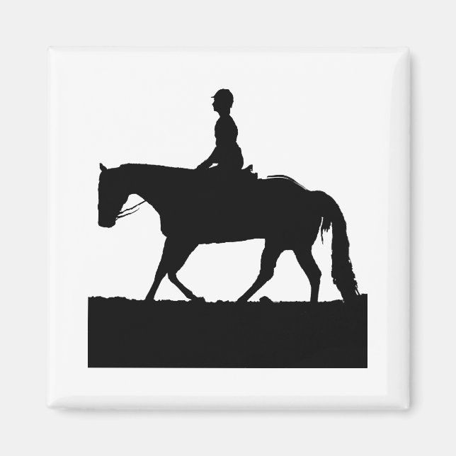 Horse Silhouette Magnet (Front)