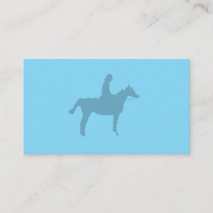Horse Silhouette Small Notepad Business Card