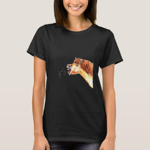 Horse Singing Song Love Music Awesome Cute Horse T-Shirt