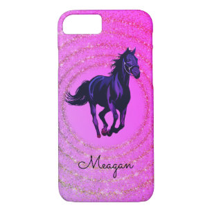 Horse Sparkle Personnalisé iPhone / coque ipad