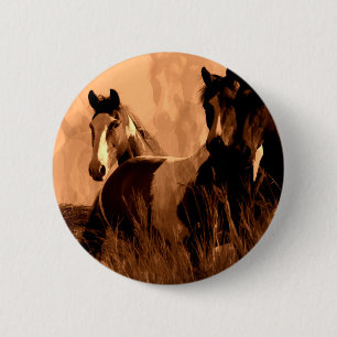 Horse Spirits 2 Inch Round Button