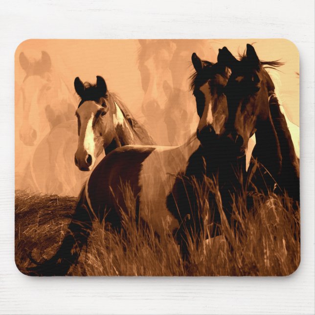 Horse Spirits Mouse Pad (Front)