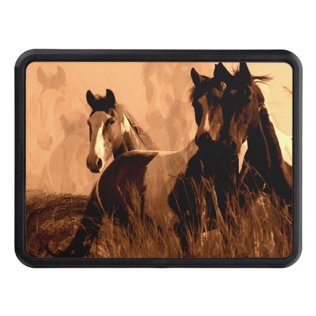 Horse Spirits Trailer Hitch Cover (Front)