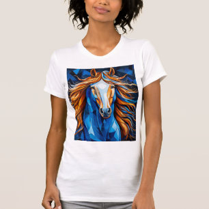 Horse Stained Glass T-Shirt